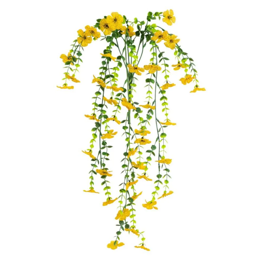 30" UV Resistant Artificial Daisy Hanging Bushes, 6ct.