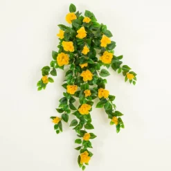 41" UV Resistant Artificial Hibiscus Hanging Plants, 2ct.