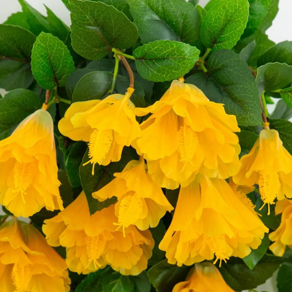 41" UV Resistant Artificial Hibiscus Hanging Plants, 2ct.