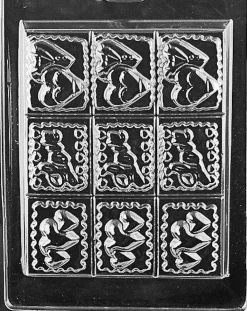 Valentine Chocolate Bar Mold – Food-Safe Plastic