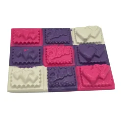 Valentine Chocolate Bar Mold – Food-Safe Plastic
