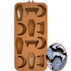 Vampire Fang & Coffin Chocolate Mold | Halloween Candy Mold Assortment