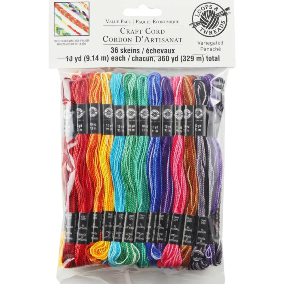 Variegated Craft Cord by Loops & Threads™, 36ct.