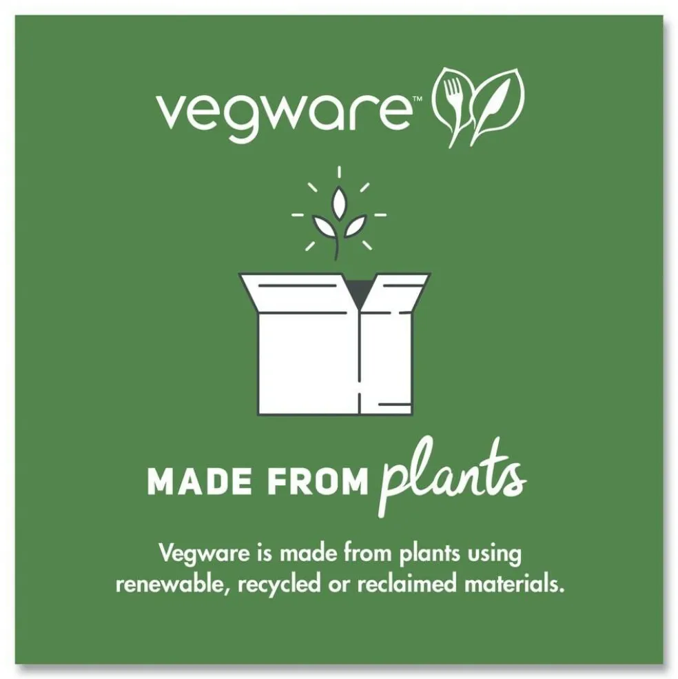 Vegware Compostable Hot Cup Sleeves For 89-Series Hot Cups - Kraft (1000/Carton)