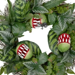 24" Venus Flytrap & Spider Wreath by Ashland®
