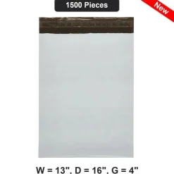Versatile Gusseted Shipping Mailers 13" x 16" x 4" Durable Expandable Packaging Bags