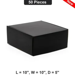 Versatile Mailing Boxes Ideal for Shipping and Storage 10" x 10" x 5"