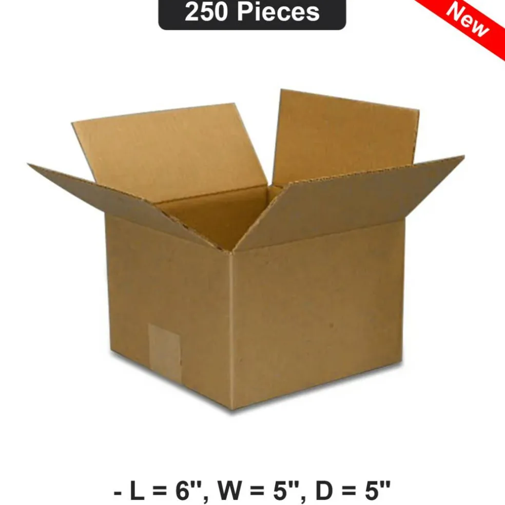 Versatile Packaging Solution 6"x5"x5" Boxes