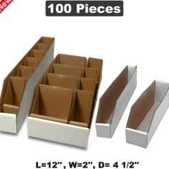 Versatile Shipping & Packing Boxes: Compact 12" x 2" x 4.5" For Storage And Transport