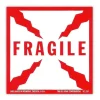Versatile 2 1/2 '' x 2 1/2 '' Glass Labels 500 Labels per Roll
