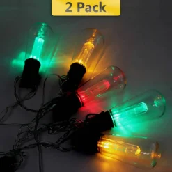 Vibrant 10 LED Solar String Lights – Multicolor Magic for Any Occasion For Halloween