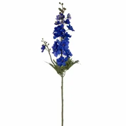 Vickerman 33" Artificial Cobalt Larkspur Spray. 3 Stems In A Bag.