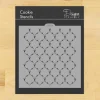 Victoria Scroll Cookie and Craft Stencil | CM214 by Designer Stencils | Cookie Decorating Tools |