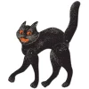 Vintage Halloween Jointed Scratch Cat