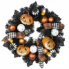 26" Vintage Jack-o'-Lantern & Candy Corn Wreath by Ashland®