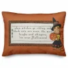 Vintage Witch 'Tis Near Halloween Throw Pillow