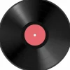 Vinyl Record Edible Cake Topper- 1/4 Sheet