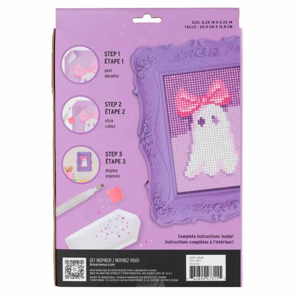 VIVID by Brea Reese® Cutie Ghost Funky Frame Gem Art Kit