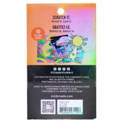 Vivid by Brea Reese® Funkyscape Mini Scratch Art Paper Pad