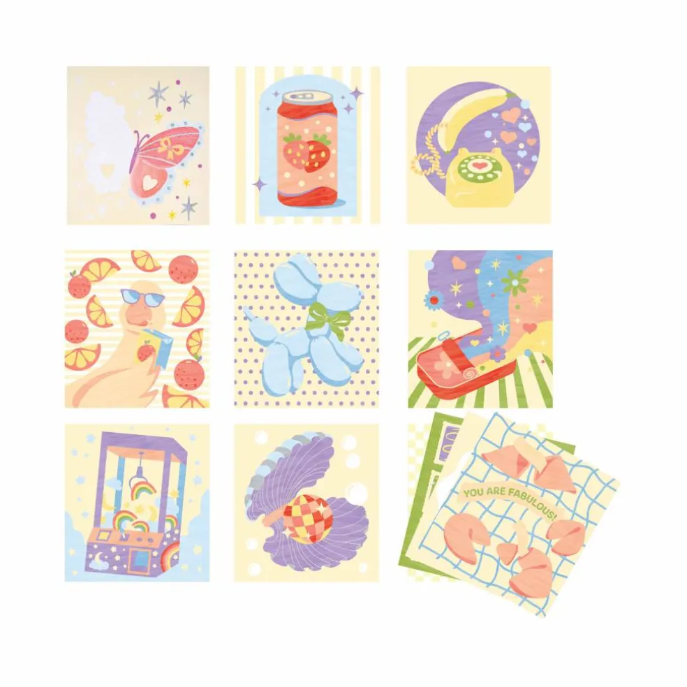 Vivid by Brea Reese® Glitter Color-by-Number Marker Kit