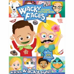 Wacky Faces Sticker Picture Book