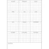 WallPops White Yearly Dry Erase Calendar