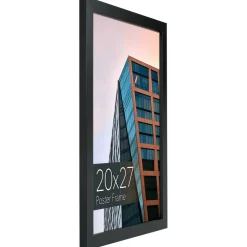WallsThatSpeak Vertically or Horizontally Hanging Black Picture Frame, 6ct.