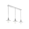 Waltz 3 light chrome Pendant