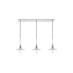 Waltz 3 light chrome Pendant