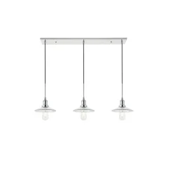 Waltz 3 light chrome Pendant