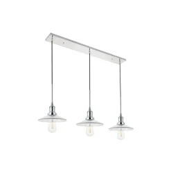 Waltz 3 light chrome Pendant