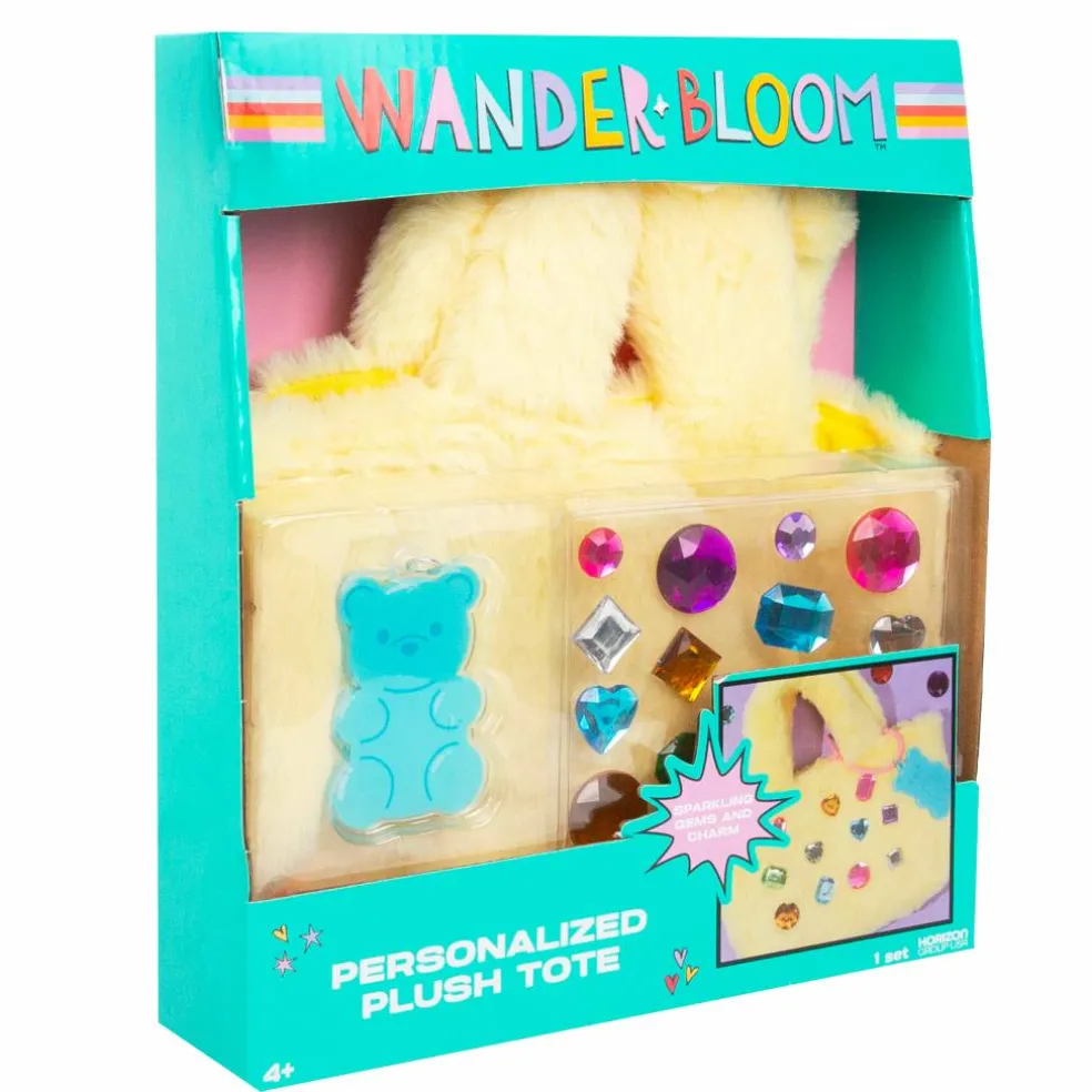 WanderBloom Personalized Plush Tote
