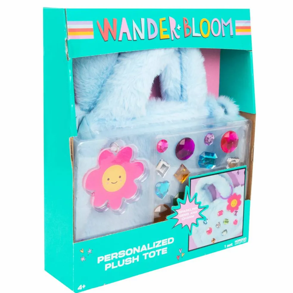 WanderBloom Personalized Plush Tote