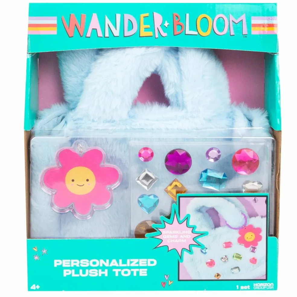 WanderBloom Personalized Plush Tote