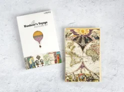 Wanderer's Voyage Postcard Set: Pack of 30 Retro Style Travel and Transportation Postcards