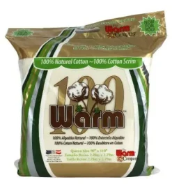 Warm 100 Ultra Clean Natural Cotton + 100% Cotton Scrim