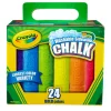 Washable Sidewalk Chalk, 24 Colors
