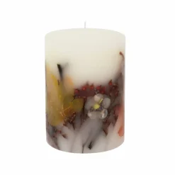 Watercolor Fall Scented Floral Pillar Candle by Ashland®
