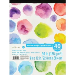 Watercolor Paper Pad by Creatology™, 9
