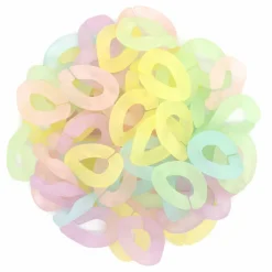 Wavy Frosted Plastic Chain Links by Creatology™
