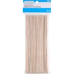 Wavy Jumbo Wood Craft Sticks by Creatology®
