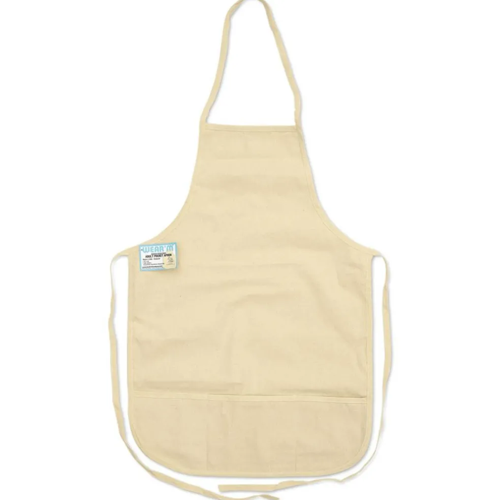 Wear’m Design Your Own Canvas Apron with Pockets - 19" x 28"