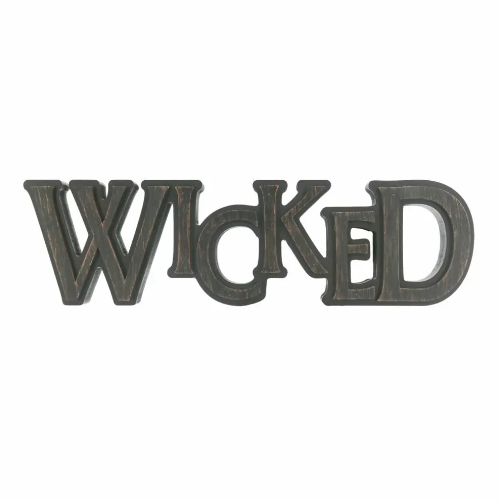 12.75" Weathered Black Wicked Cutout Tabletop Décor by Ashland®