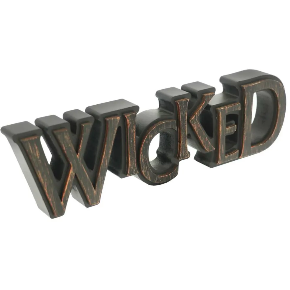 12.75" Weathered Black Wicked Cutout Tabletop Décor by Ashland®