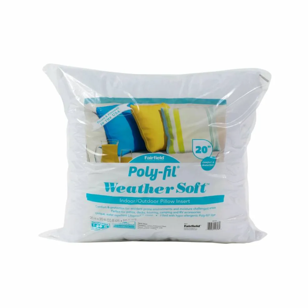 Weather Soft™ Indoor & Outdoor Pillow Insert, 20" x 20"