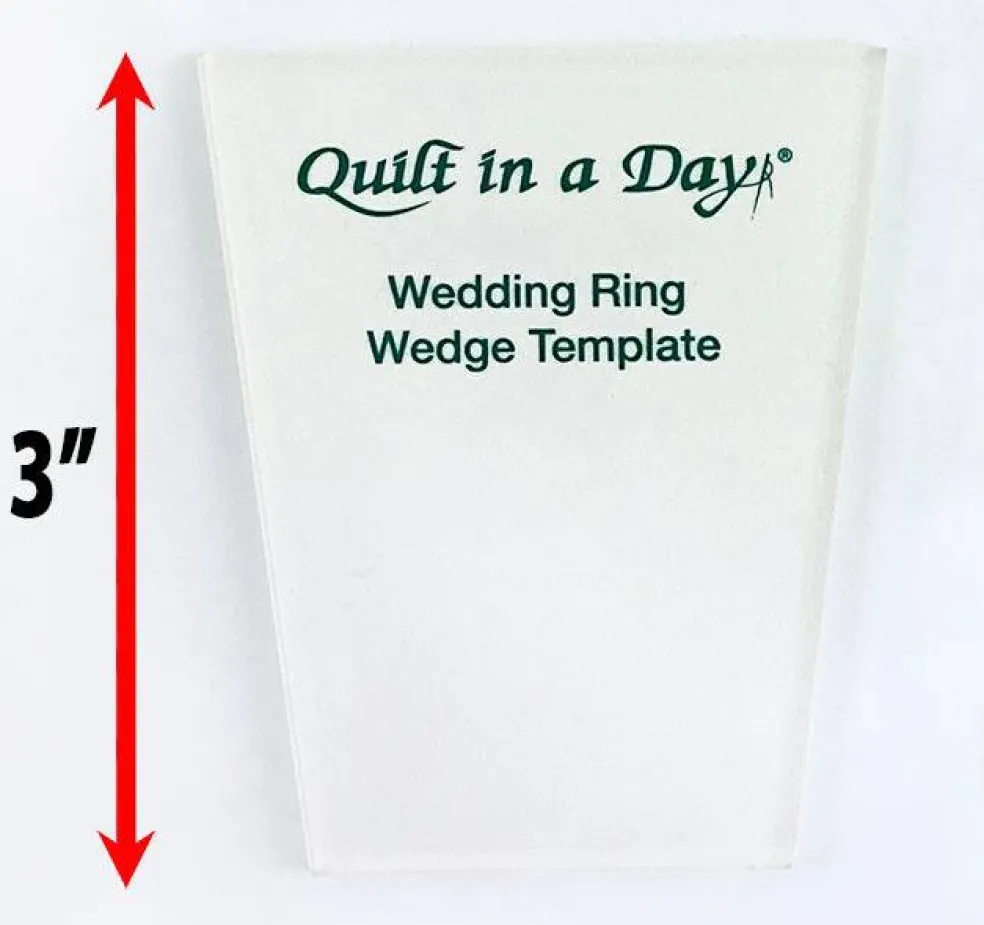 Wedding Ring Template Set by Quilt in a Day