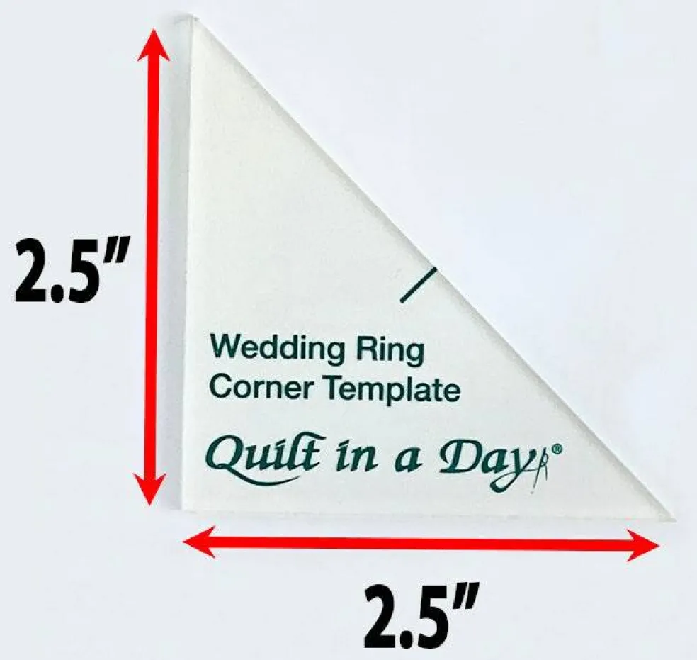 Wedding Ring Template Set by Quilt in a Day