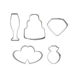 Wedding Stainless Steel Mini Cookie Cutter Set by Celebrate It®