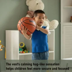 Weighted Sensory Compression Vest for Calming Deep Pressure Therapy and Sensory Integration in Autism, ADHD, and Special Needs Individuals