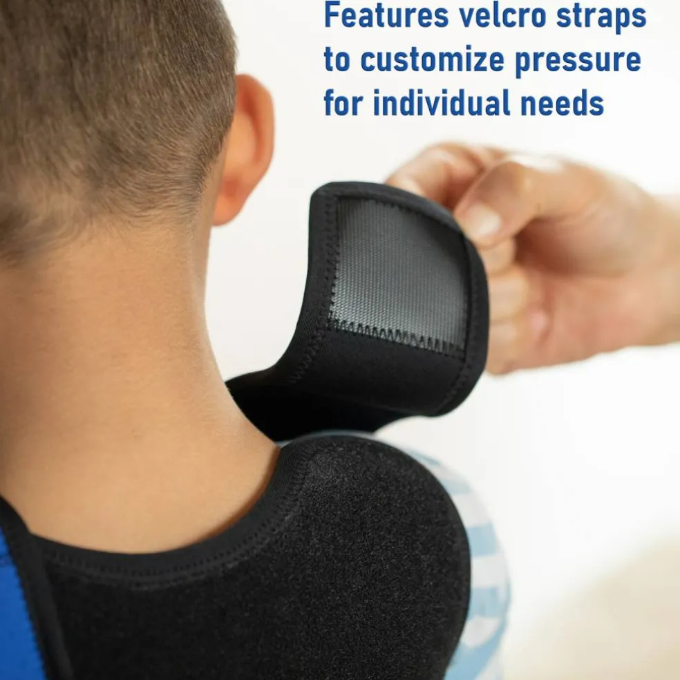 Weighted Sensory Compression Vest for Calming Deep Pressure Therapy and Sensory Integration in Autism, ADHD, and Special Needs Individuals